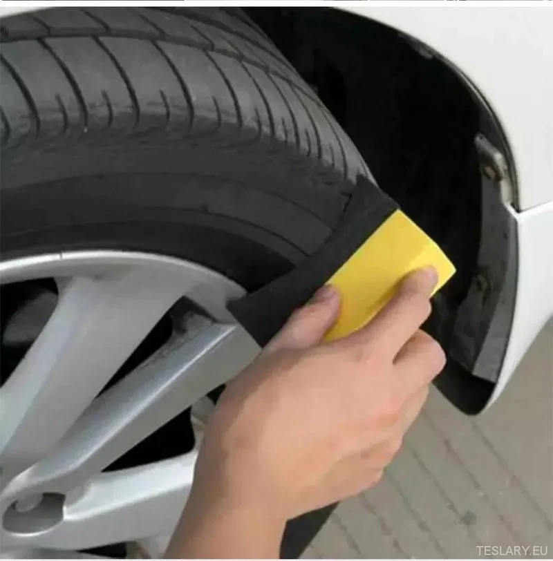 Éponge de nettoyage de pneus universelle pour Tesla, BYD, MG et autres véhicules électriques