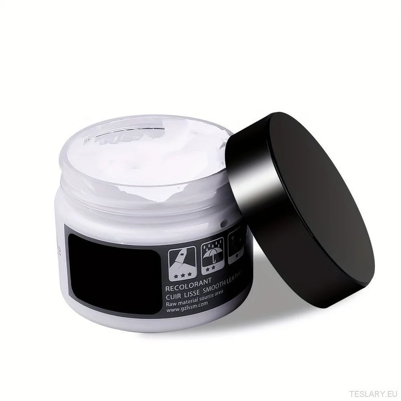 Crème réparatrice pour cuir de voiture, outil de rénovation pour cuir domestique, convient aux sacs en cuir, chaussures en cuir, canapés en cuir et autres produits en cuir.