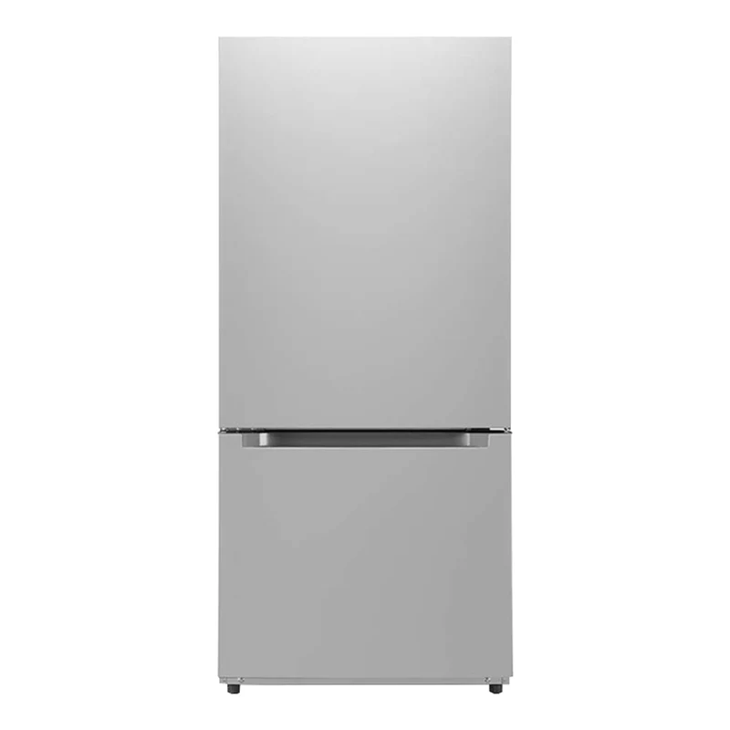 Réfrigérateur à congélateur inférieur 30 po, 18,7 pi³ Inox avec dégrivrage automatique