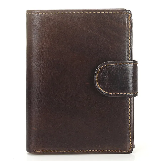 Portefeuille en authentique cuir de vache - Livraison Offerte