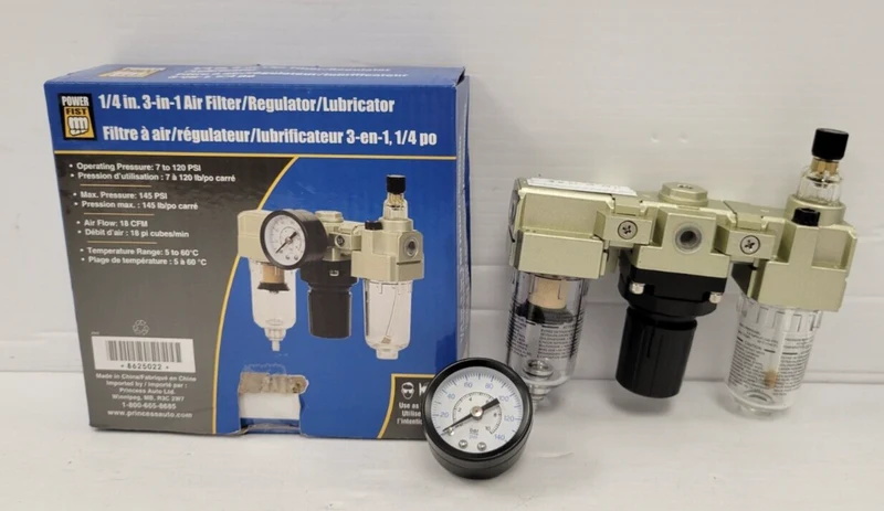 (58764-3) Power Fist 3 in 1 Filter/Regulator/Lubricator