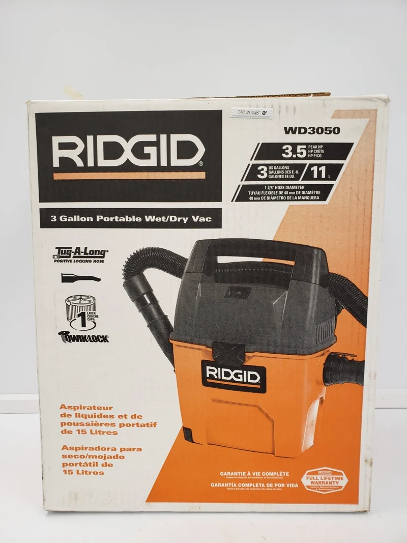 (80785-2) Ridgid WD3050 Wet/Dry Vacuum