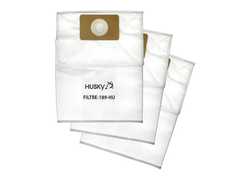Sacs HEPA Aspirateur Central Husky | Filtre-189HU, 12 L – Pqt 3