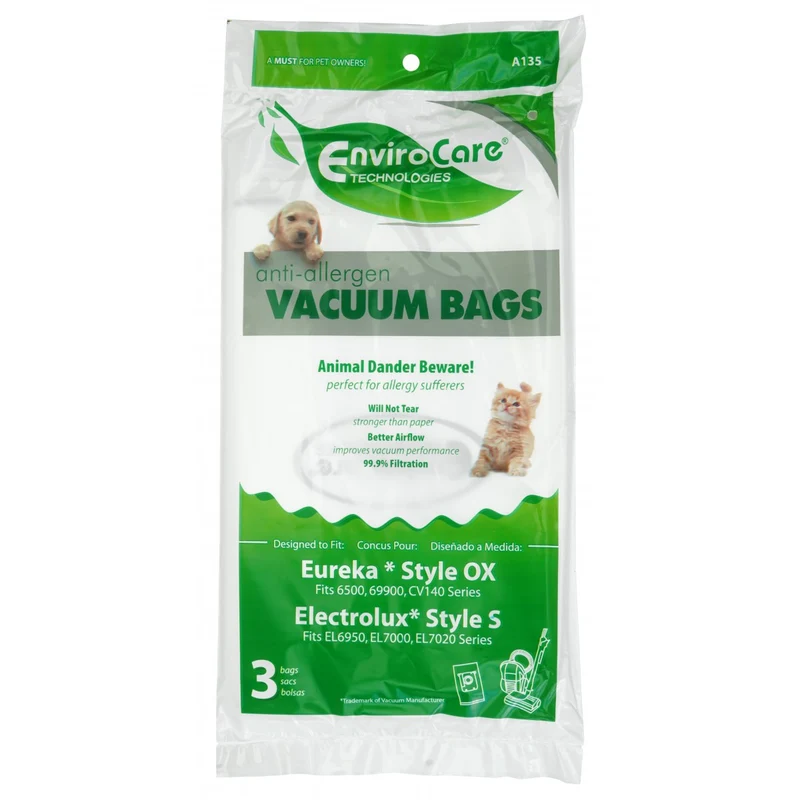 Electrolux / Eureka Style S / OX – 3 sacs HEPA