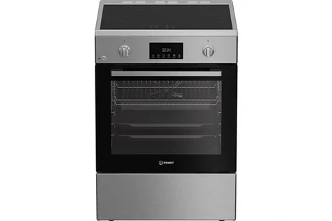 Induktionsherd Indesit I6I8LCSX Edelstahl