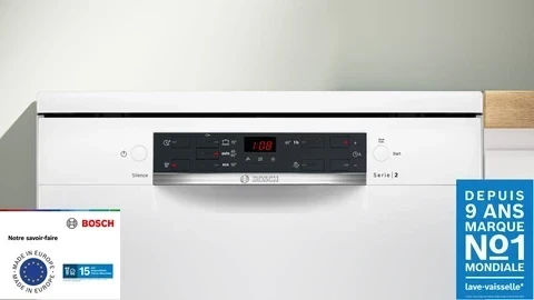 Bosch SMS25AW09F freistehender Geschirrspüler 60 cm, Weiß