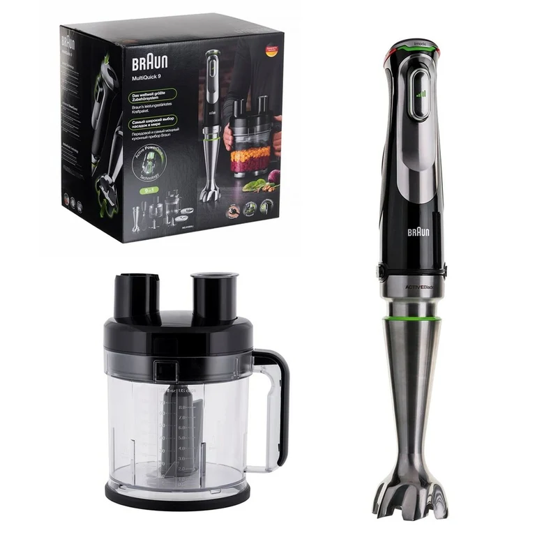Mixeur plongeant Braun MQ9195XLI Noir 1200 W 500 ml