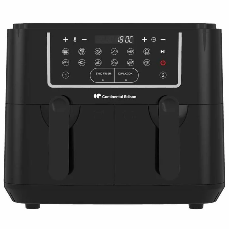 Friteuse à air Continental Edison Noir 2400 W 9 L