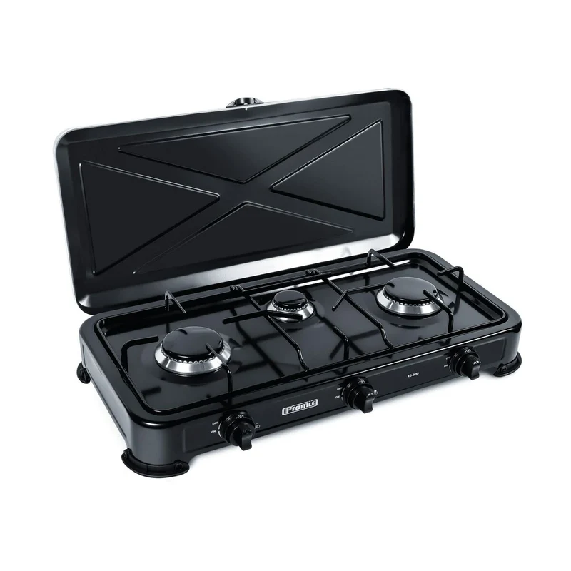 Table de cuisson à gaz Promis KG300C noir 35 x 11 x 31 cm