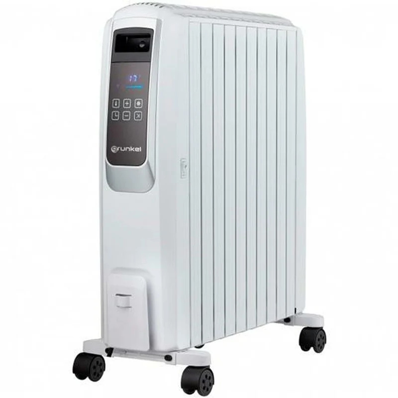 Radiateur à huile (10 chambres) Grunkel RAC-10 Piros Blanc Digital Gris 2500 W