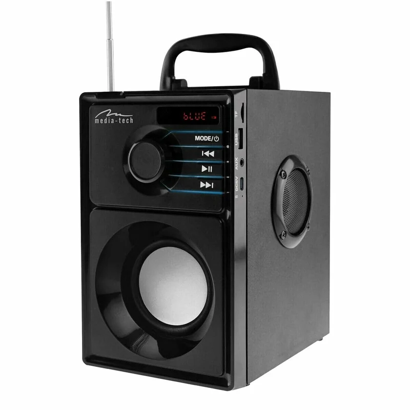 Enceintes Bluetooth portables Media Tech MT3179 Noir 15 W