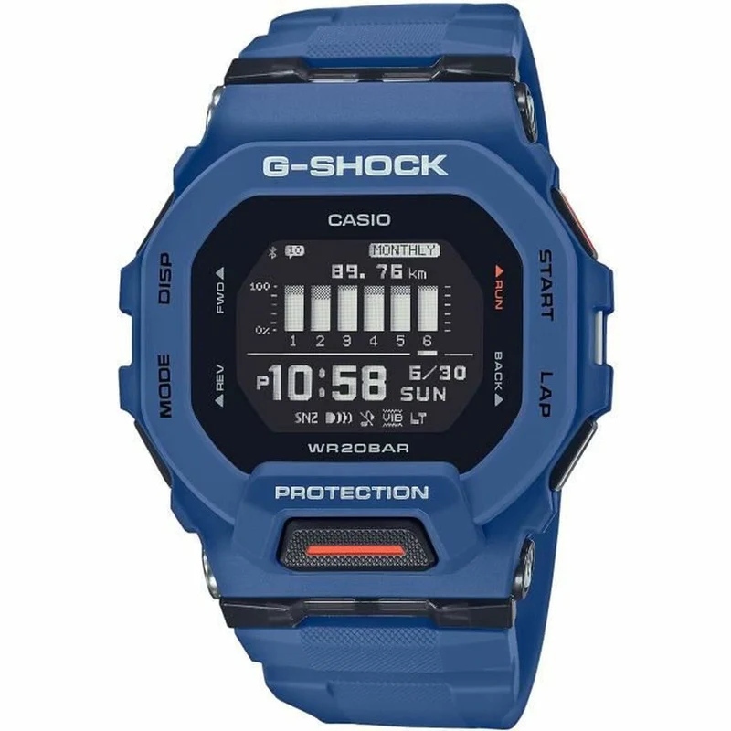 Montre intelligente Casio GBD-200-2ER bleu noir