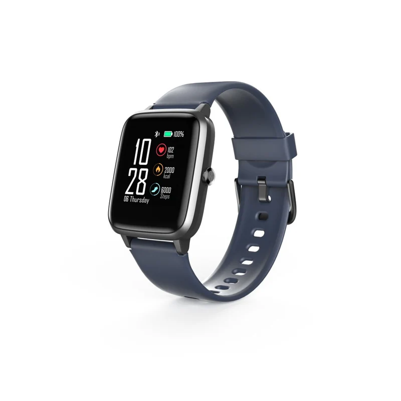 Smartwatch Hama 00178604 Bleu Noir/Bleu 1,3" (1 Uté)