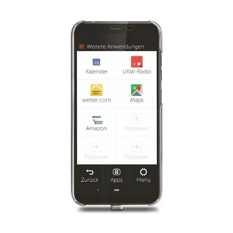 Smartphone Gigaset GS195LS Tableur SC9863A ARM Cortex-A55 2 Go RAM 32 Go Noir