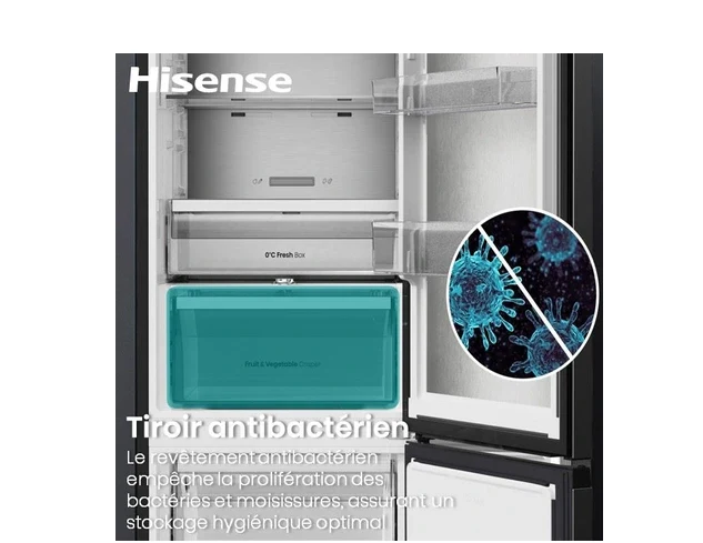 Kühl-Gefrier-Kombination unten Hisense RB5P410SACC