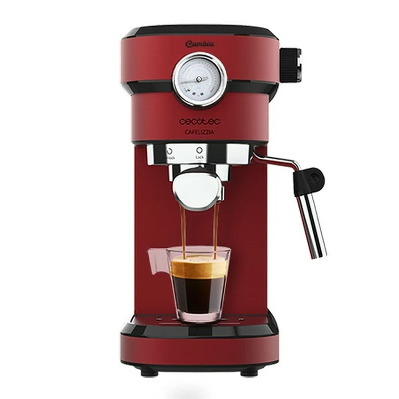 Cafetière Manuelle Express Cecotec Cafelizzia 790 Shiny Pro 1,2 L 20 bar 1350W Rouge 1,2 L