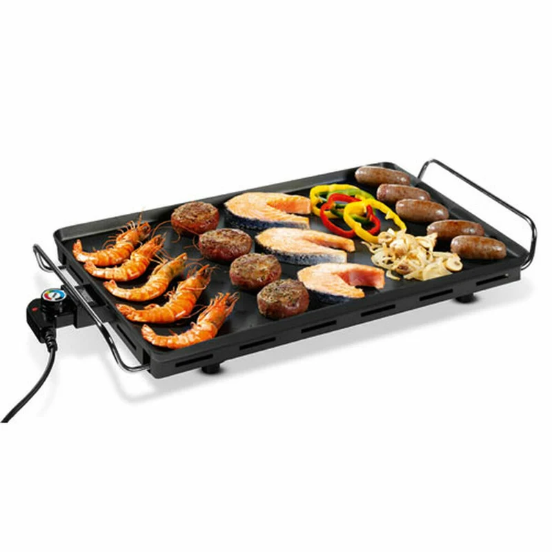 Grill de cuisson en pierre Princess Grill de table en aluminium noir 36 x 60 cm