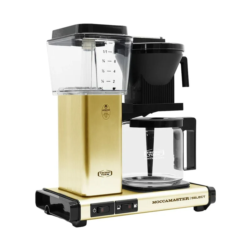 Machine à café filtre Moccamaster KBG 741 AO laiton blanc 1,25 L