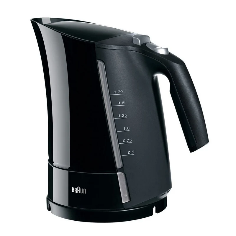 Bouilloire électrique avec lumière LED Braun 533631 1,7 L Noir Plastique 3000 W 1,7 L