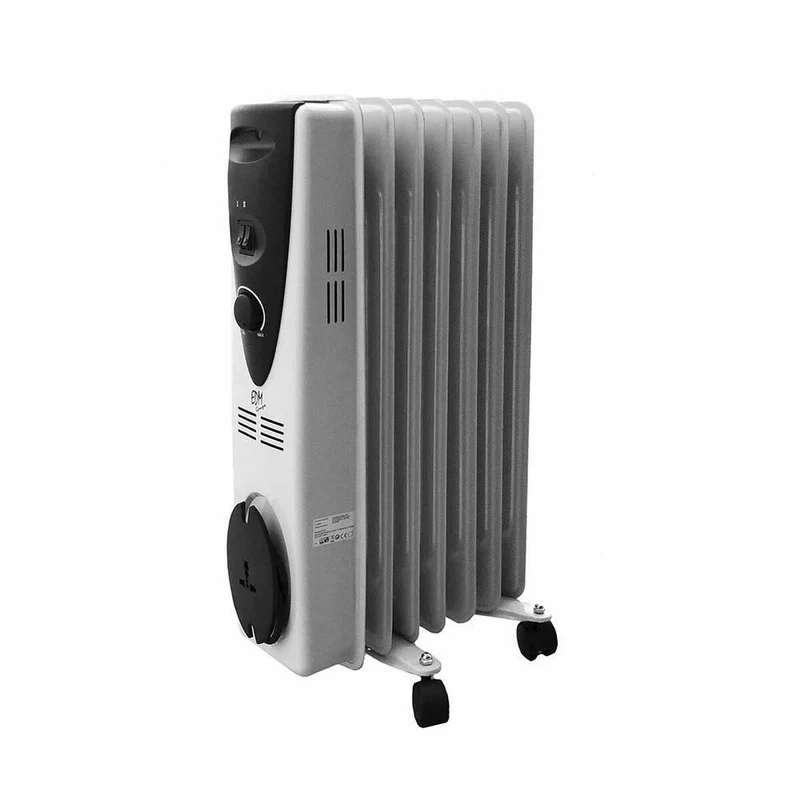 Radiateur à bain d'huile (7 chambres) EDM 07121 Blanc 1500 W