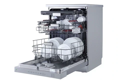 Whirlpool W7FHS51 freistehender Geschirrspüler MAXISPACE XXL-TÜRKORPUS