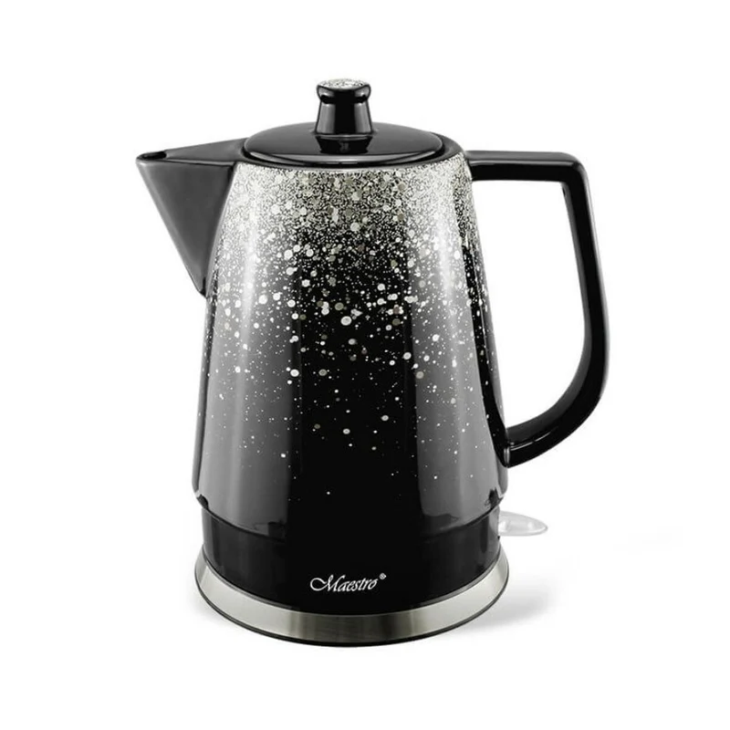 Bouilloire Feel Maestro MR-074 Noir Argent Céramique 1500 W 1,5 L