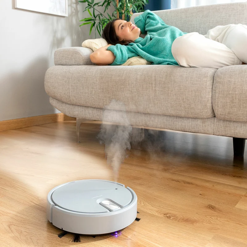 Aspirateur robot rechargeable multifonction 5-en-1 Varob InnovaGoods