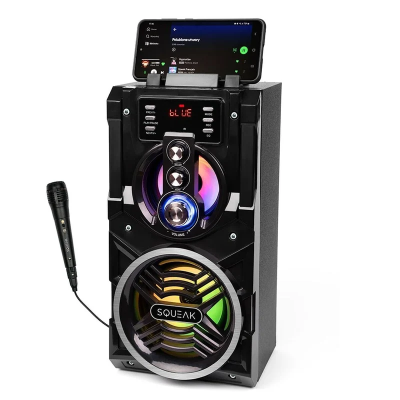 Enceintes Bluetooth portables SQUEAK SQ1000 Noir 20 W