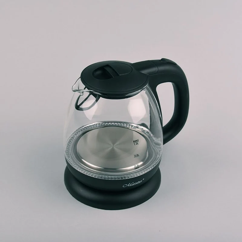 Bouilloire Feel Maestro MR-055 Verre Noir 1100 W 1 L