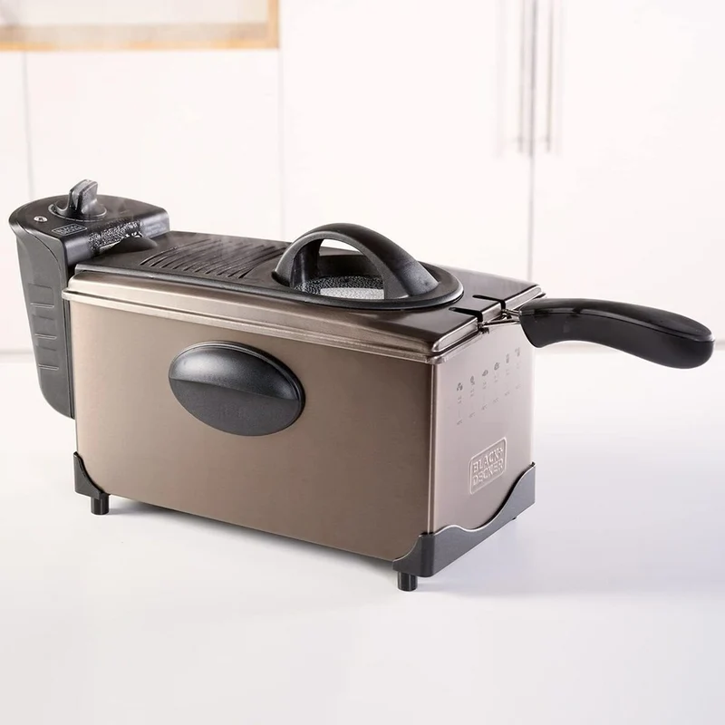 Friteuse à air Black & Decker ES9730040B 2100 W 3 L Gris