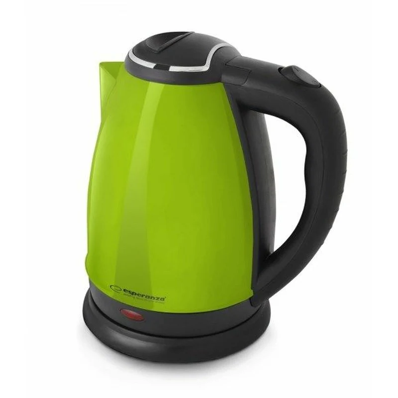 Bouilloire Esperanza EKK113G Noir Vert plastique, acero inoxydable 1800 W 1,8 L