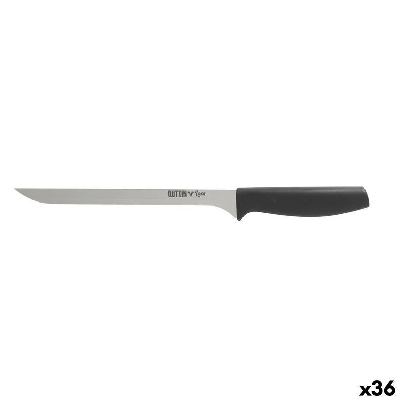 Ham knife Quttin Laos 22 cm Black Silver (36 Units)