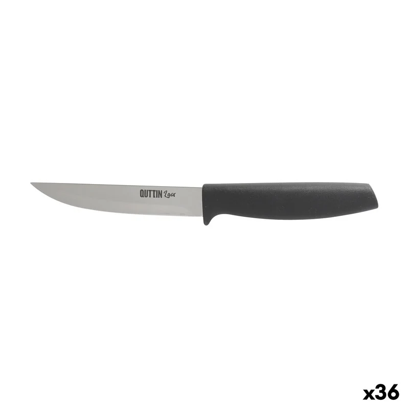 Kitchen Knife Quttin Laos Black Silver 11 cm 20 x 2 x 2 cm Multi-use (36 Units)