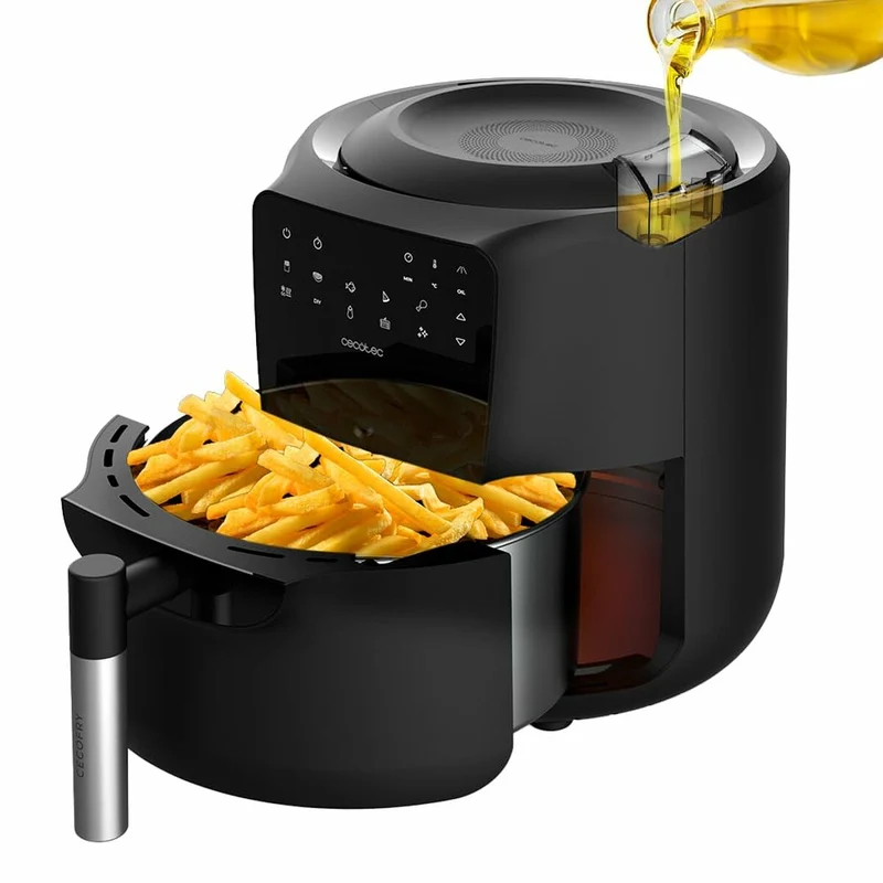 Friteuse à air Cecotec Cecofry Rain Pack 1550 W 5,5 L Noir