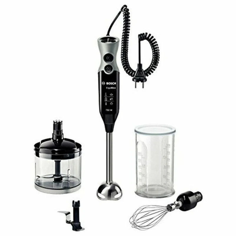 Mixeur plongeant BOSCH MSM67170 Noir Argent 750 W