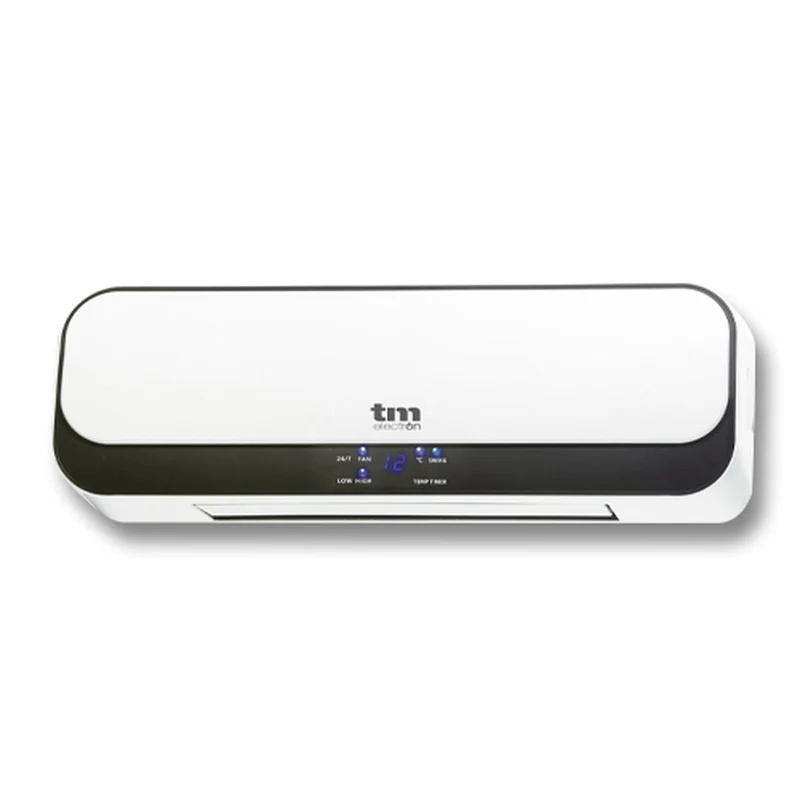 Chauffage mural électrique TM Electron 2000 W noir/blanc