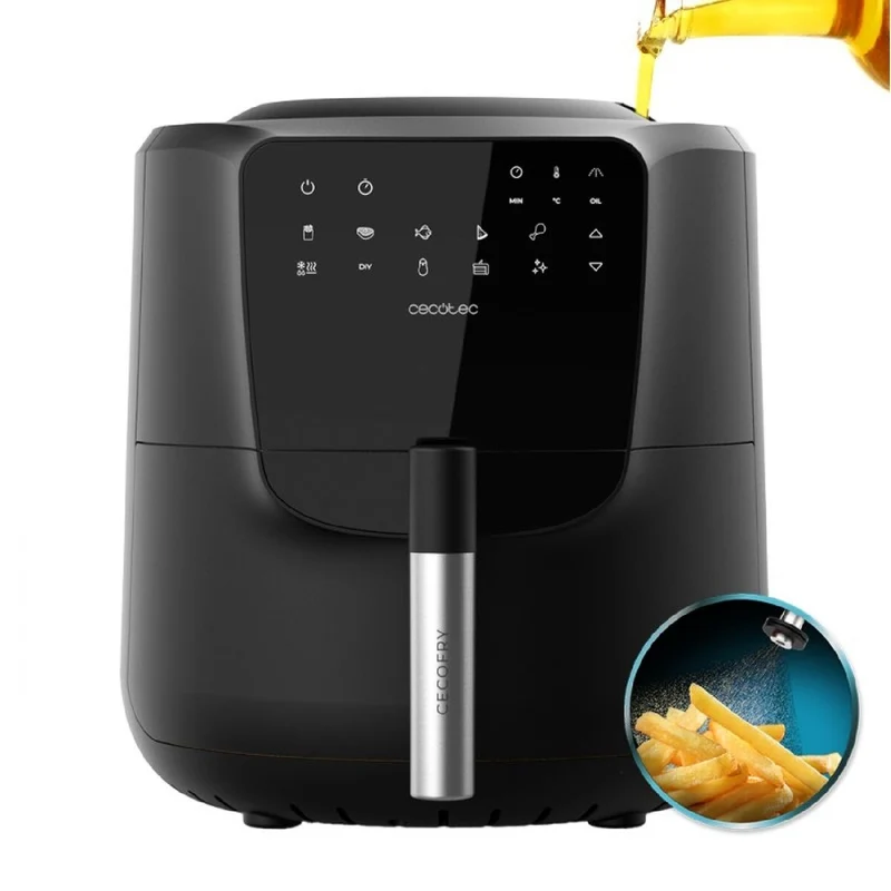 Friteuse à air Cecotec Cecofry Rain 1500 W 1550 W 5,5 L Noir