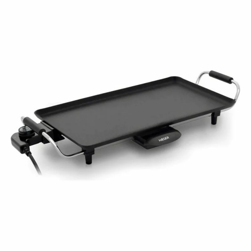 Plaque de gril plate Haeger GR-200.010A Noir 2000 W