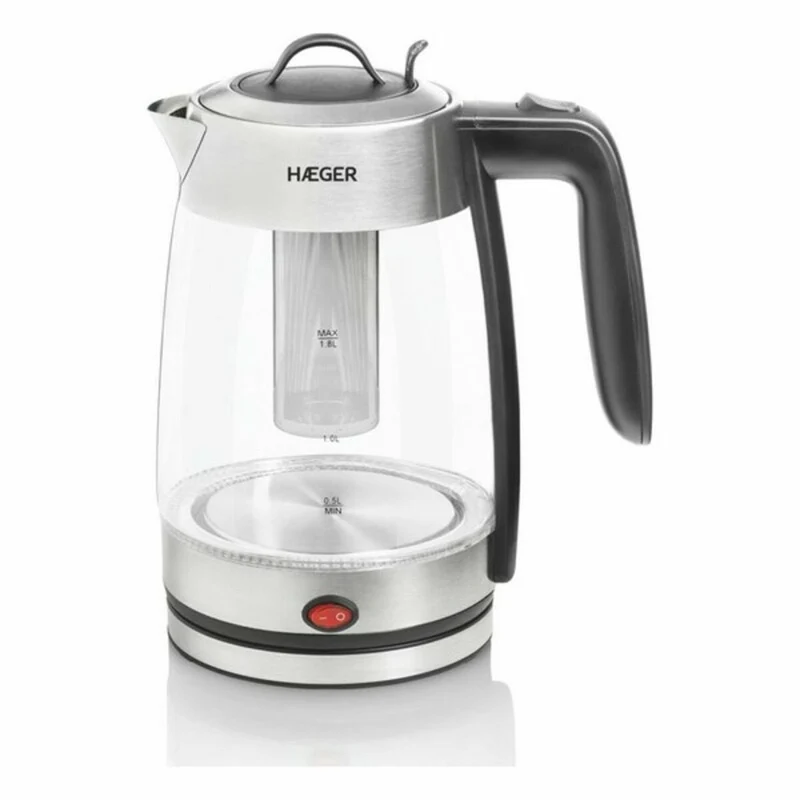 Bouilloire et Bouilloire Électrique Haeger EK-22F.020A Blanc Acier inoxydable 2200 W