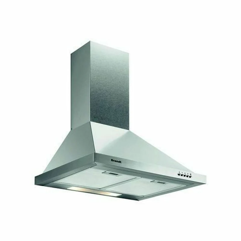 Hotte classique Brandt AD1006X 80W 600 m3/h Acier inoxydable (60 cm)