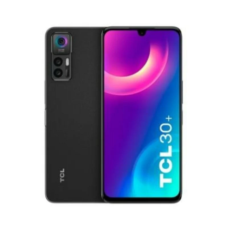 Smartphone TCL TCL 30+ 6,66" Octa Core 4 Go RAM 128 Go Noir 4 Go RAM Octa Core ARM Cortex-A53 128 Go 256 Go