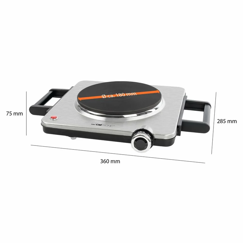Plaque chauffante électrique Clatronic EKP 3788 1500 W