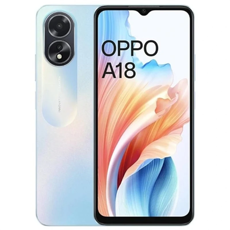 Smartphone Oppo A18 6,5" MediaTek Helio G85 4 Go RAM 128 Go Bleu Noir