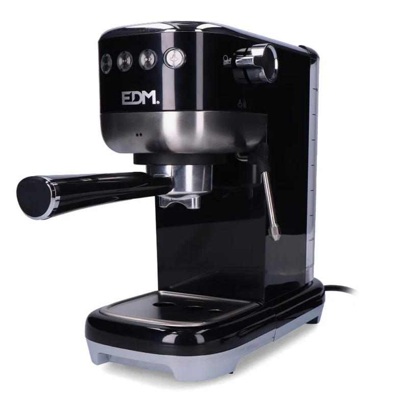 Machine à café manuelle Express EDM 07707 Noir 2 tasses 1,3 L