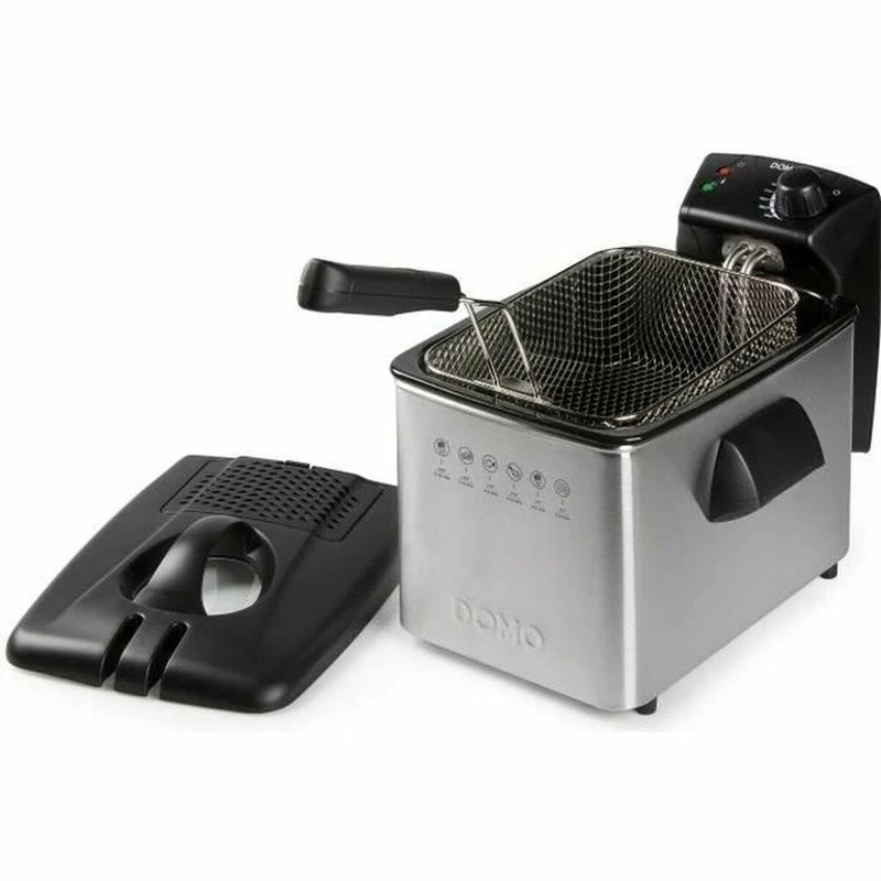 Friteuse DOMO DO465FR 4 L 3000 W Acier Argenté