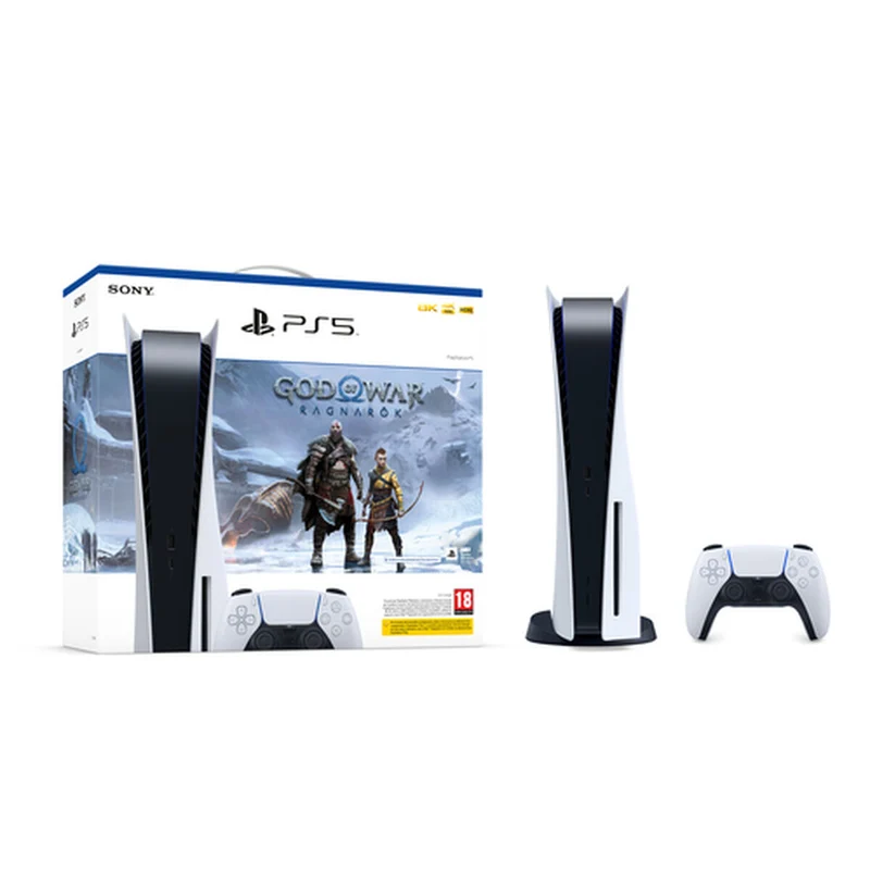 PlayStation 5 Sony + God of War Ragnarök SSD 825 Go