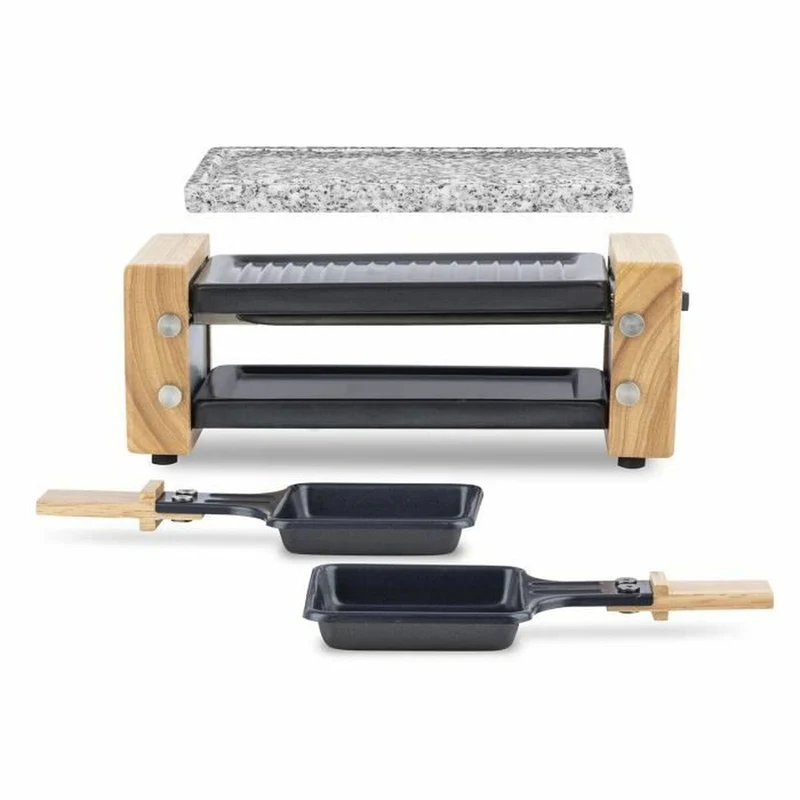 Grill de cuisson en pierre Hkoenig 350 W bois