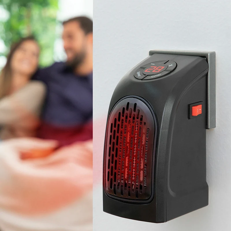 Mini chauffe-prise portable Heatpod InnovaGoods 400 W
