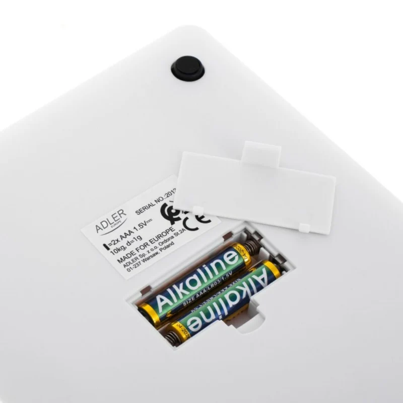 Balance de cuisine Adler AD 3173w blanc 10 kg
