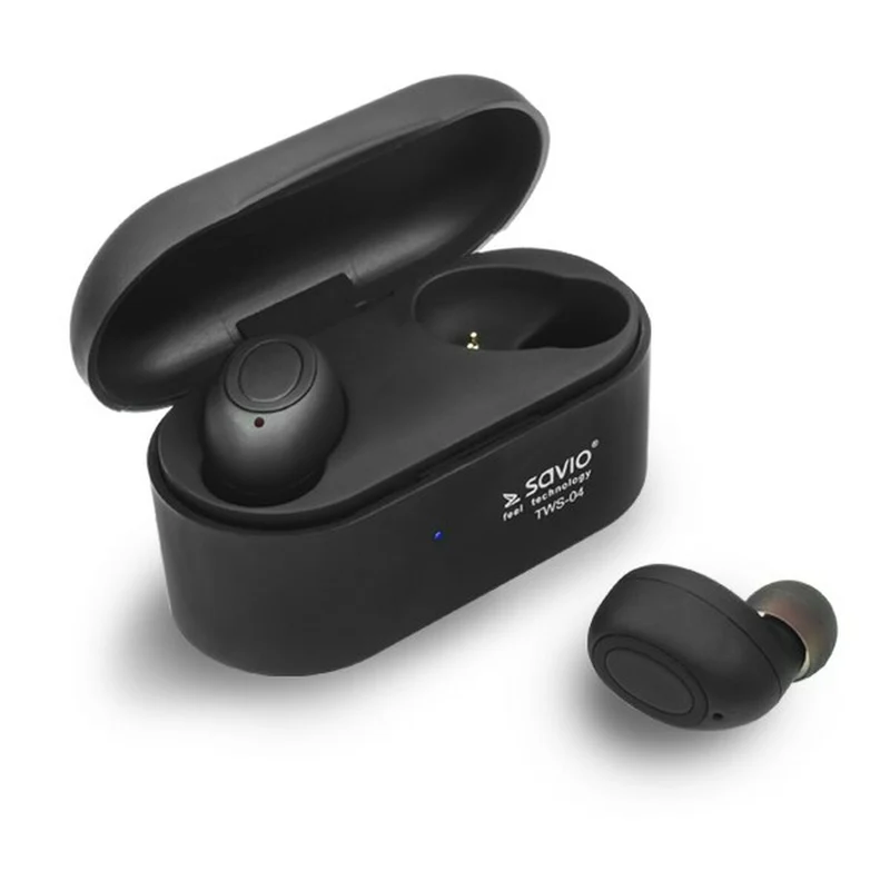 Écouteurs intra-auriculaires Bluetooth Savio TWS-04 Noir Graphite